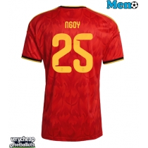 Belgium Nathan Ngoy #25 Replica Home Shirt World Cup 2026 Short Sleeve
